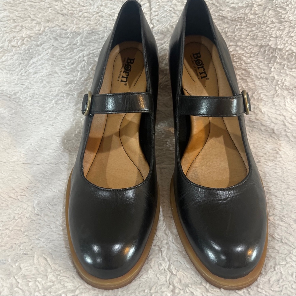 Born Women’s Kiki Mary Jane Pump Black Size 9M NWOB